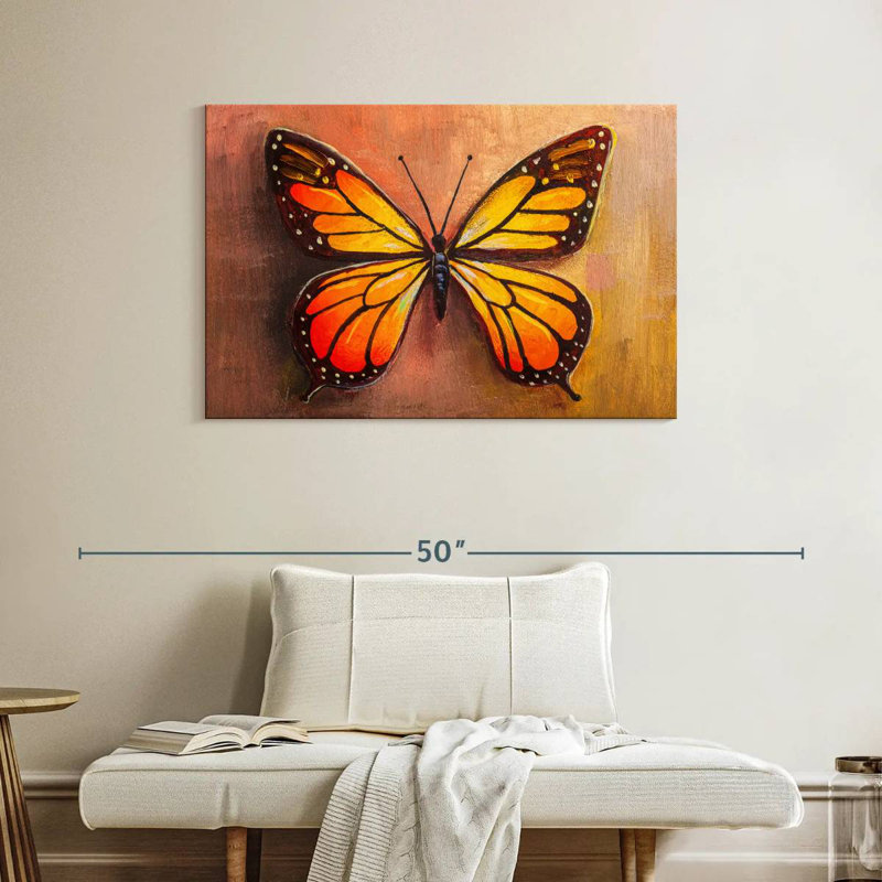 Brampt Simple Butterfly, 26" H x 39" W