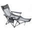 Fauteuil de camping inclinable, inclinable et réglable à 4 positions avec appui-tête et repose-pieds, supporte 220 lb