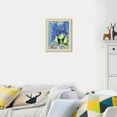 " Flying Angel " by Marc Chagall Print