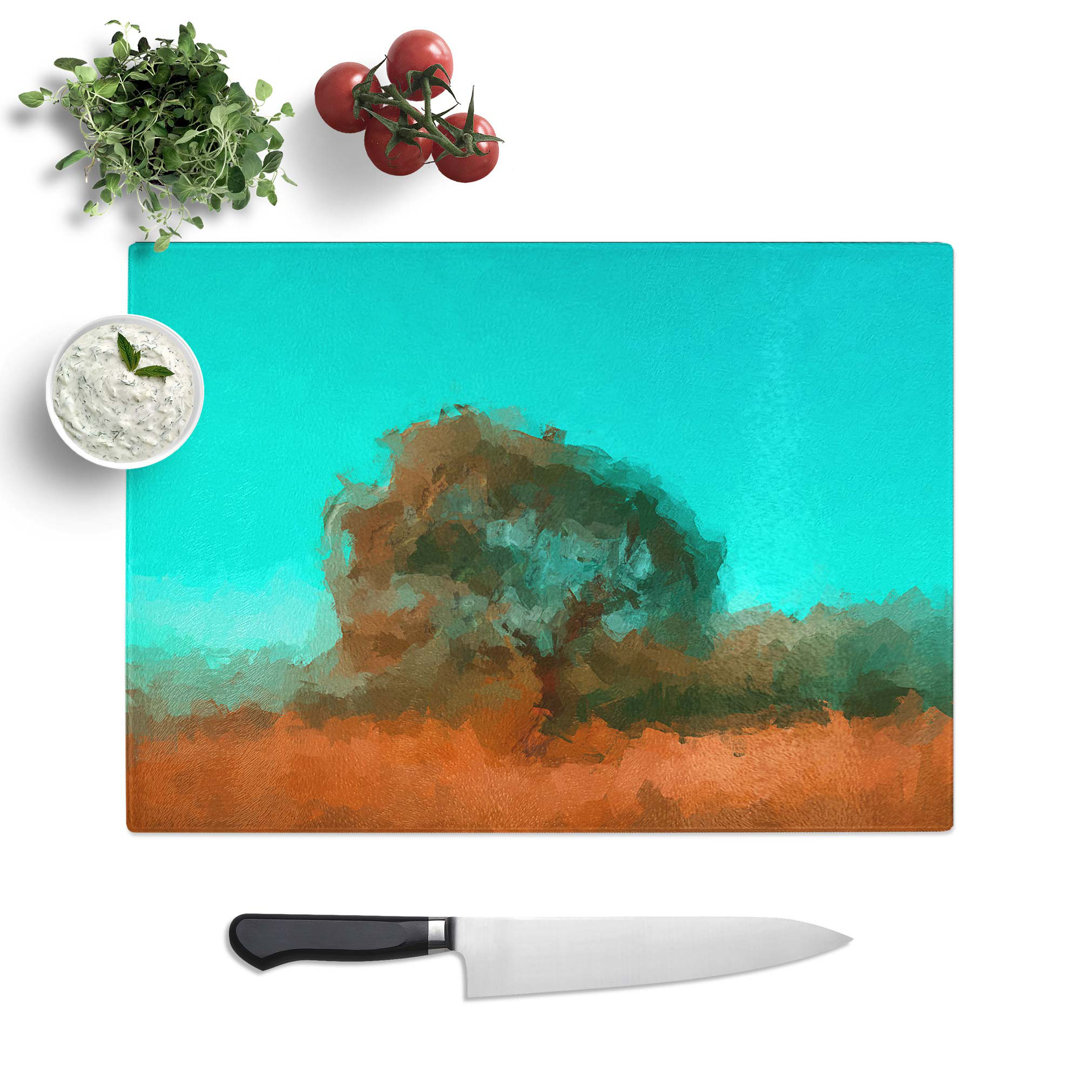 Glass Gazing At The Tree in Abstract Chopping Board