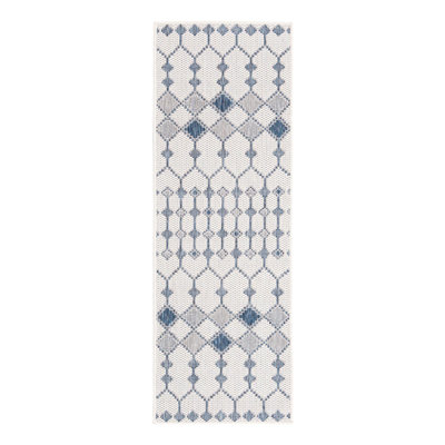 Tapis extérieur ivoire Traliccio