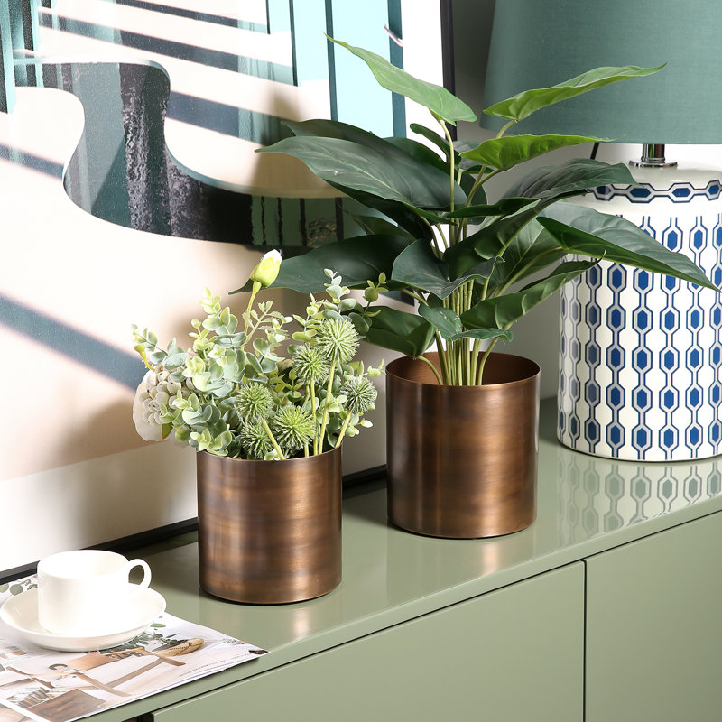 Handmade Metal Pot Planter