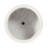 10" Planter - Lightweight Concrete Antique White Hue Garden Porch Decoration 10X10x10 Finish Enhancement Accessory