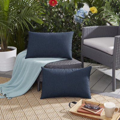 Outdoor Reversible Throw Pillow