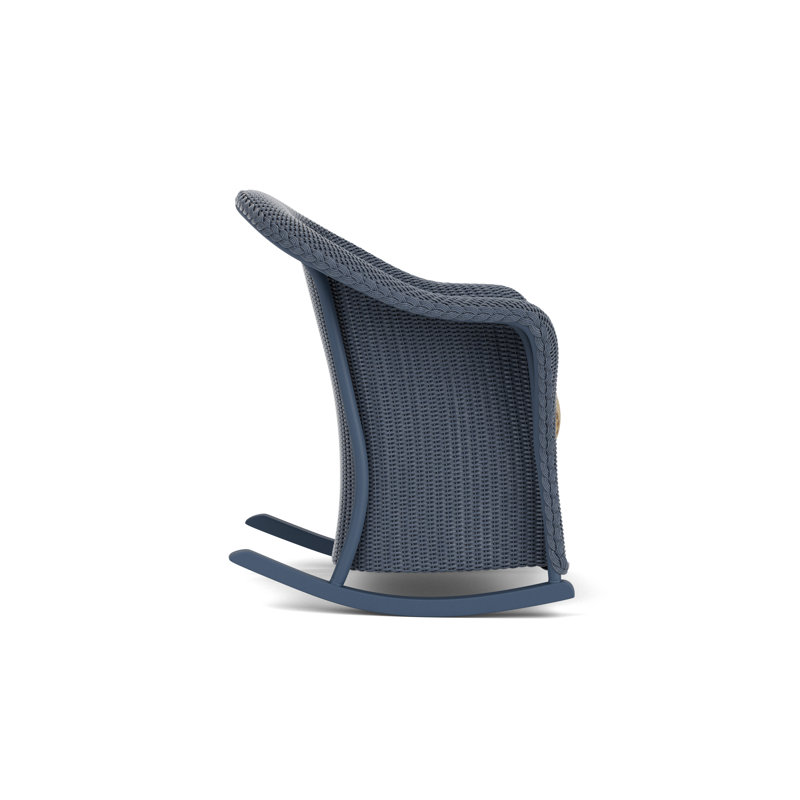Reflections Outdoor Rocker Chair, Botanic Willow, Denim Blue
