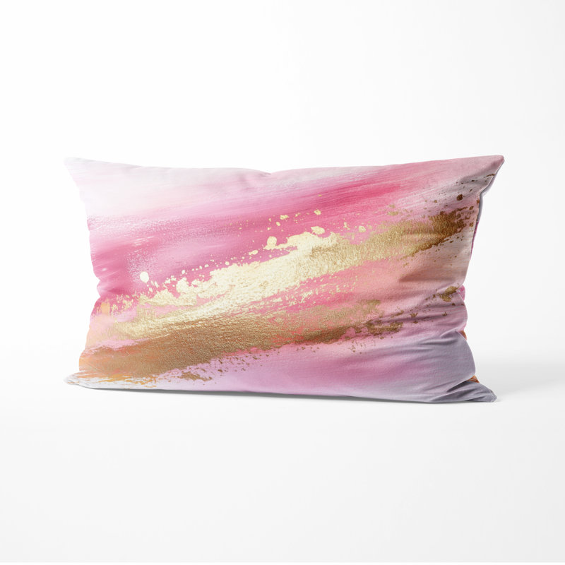 Coussin Brushstroke Elegant, H 12 po x l 20 po