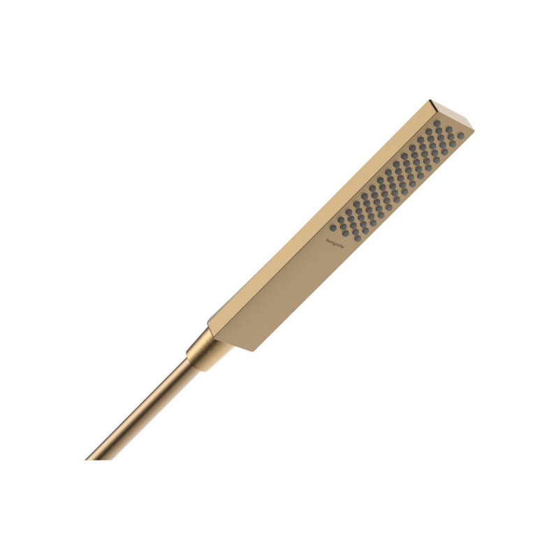 hansgrohe Pulsify E Baton Handshower 100 1-Jet, 2.5 GPM, Brushed Bronze, 2.5 GPM
