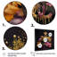 «Chic Black and Gold Perfume Bottle III - Floater Frame», impression sur toile-86493282-86493281