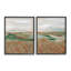 «Windblown Reeds Landscape Single Photo Frame» par Nikita Jariwala, 2 pièces sur toile-2032185050-2032988090