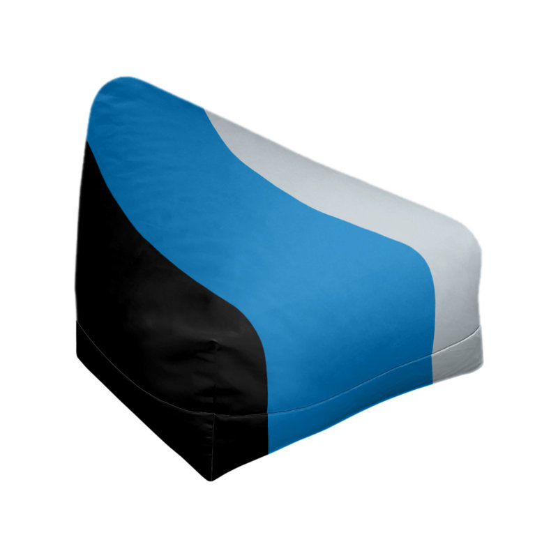 Housse de sac de pois standard Utah, Noir / bleu / argent, 2 po x 27 po x 30 po
