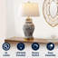 Lampe de table 29,5 po bleu / blanc Deziree-123430914
