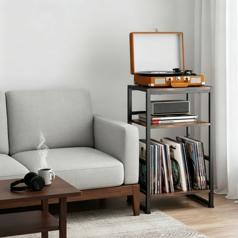 71.12 cm H Media Shelves