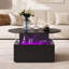 Solid Round Coffee Table with Two Drawers-339094792
