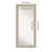 Luxe Non-Beveled Framed Full-Length Floor Leaner Mirror-120330309