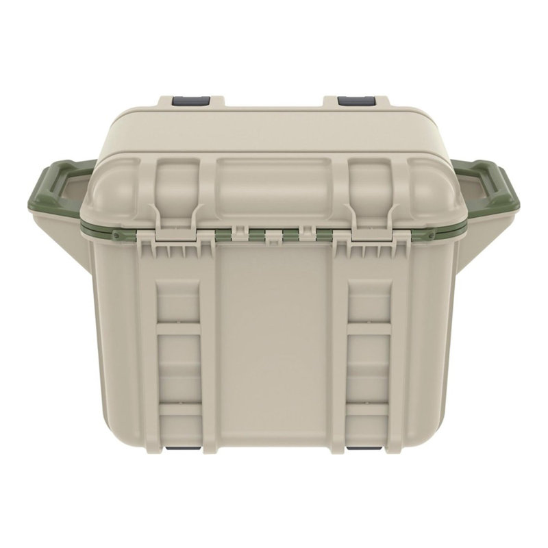 Refroidisseur d’extérieur résistant aux entreprises 25 qt., Brun clair