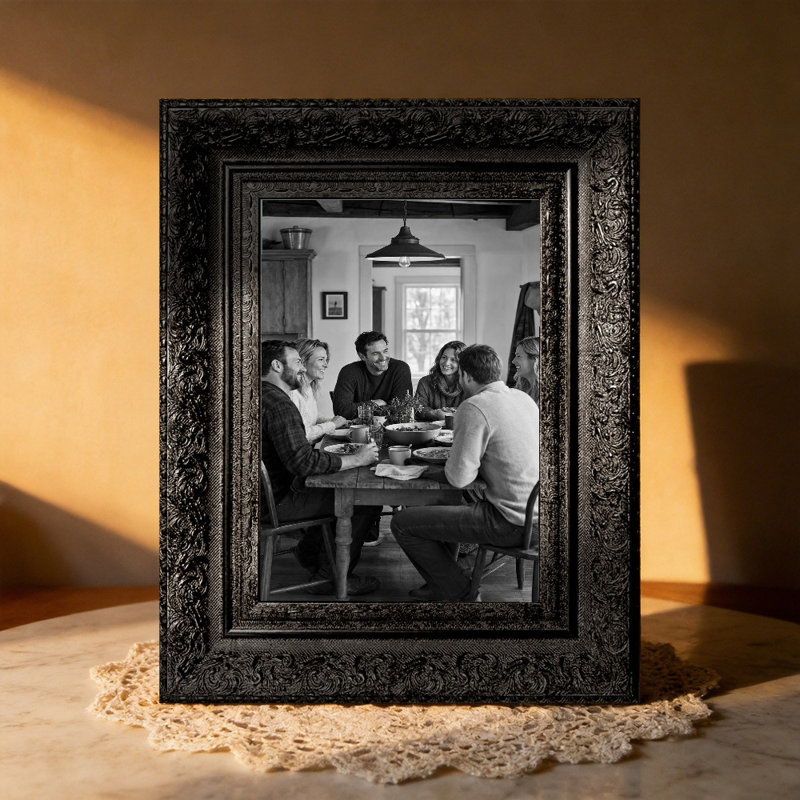 Cadre photo de table 1 pièce 5 "x 7" noir pour décor de galerie, Noir, 1, 5" W x 7" H