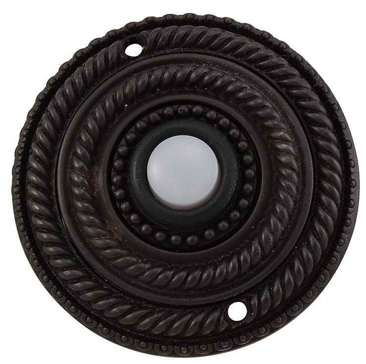 Sanzio Push Button, Oil-Rubbed Bronze