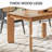 Menkalinan 62.2'' Rectangular Dining table