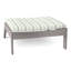 Ashland Outdoor Teak Ottoman with Cushion-737309765-745062072-745062074