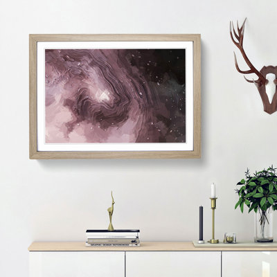 Swirling Passions in Abstract - Framed Print