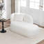 Chaise longue rembourrée en fausse fourrure-1503816417