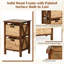 Darielle Metal Bedside Table-870347043