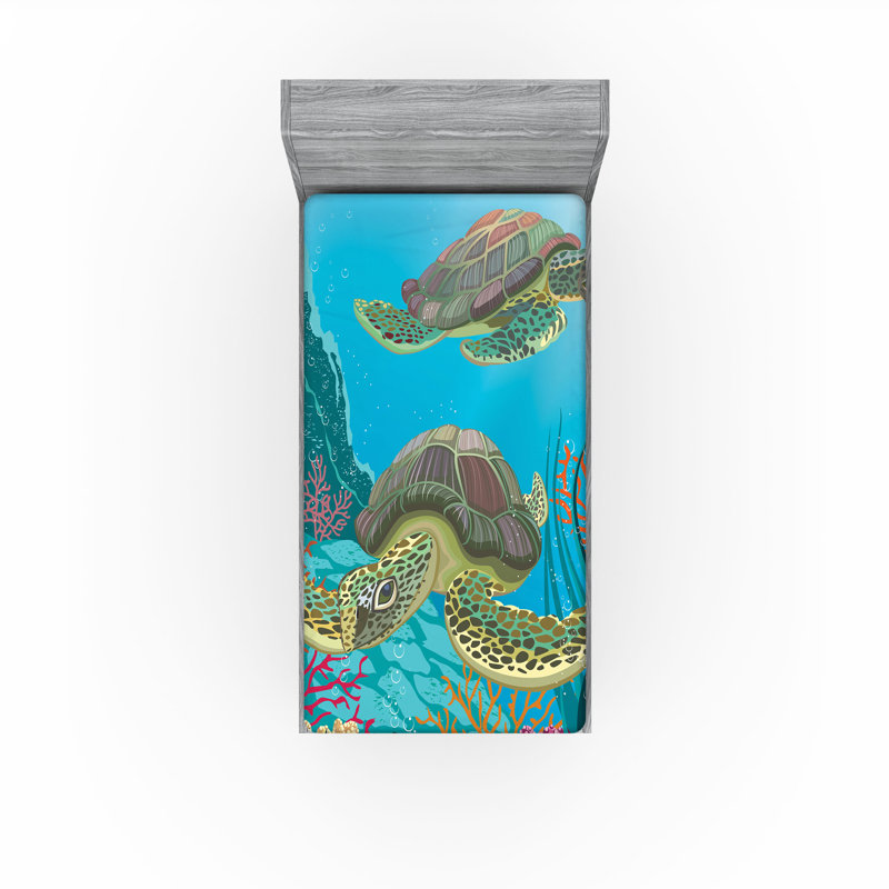 Multicolore Ambiesonne, Drap-housse simple très long