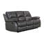 Shewmaker 3 Seater Faux Leather Reclining Sofa-2061591417-2132727363