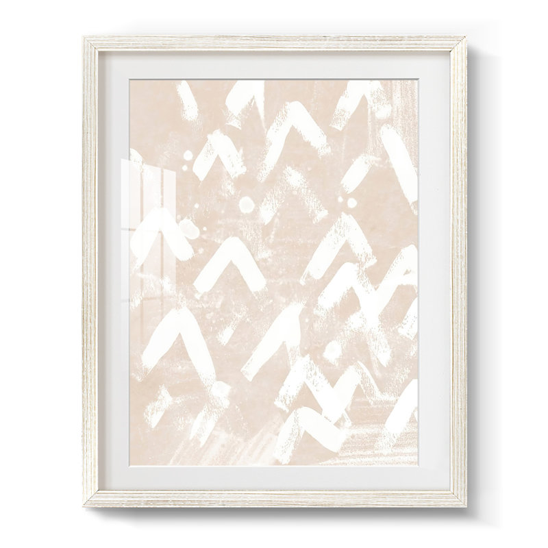 Gravure sur terre III - impression encadrée, H 25,5 po x l 17,5 po, Blanc