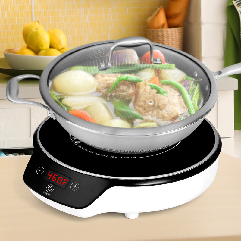 NutriChef 1500 Watt Induction Single Hot Plate