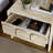 Toscana 2-Drawer Nightstand In Travertine