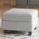 Chenille Storage Ottoman, Footstool Module Part for Chenille Sectional Sofa