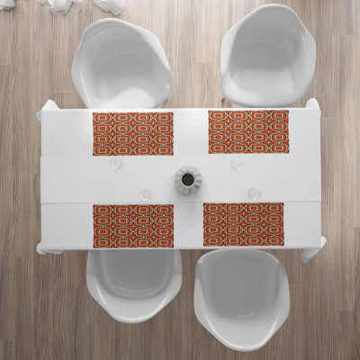 Polyester Abstract Rectangle Placemat