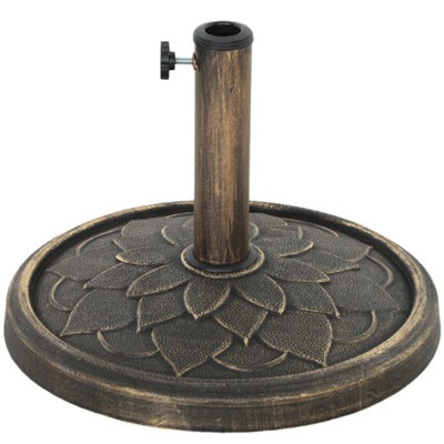 Base de parasol en résine