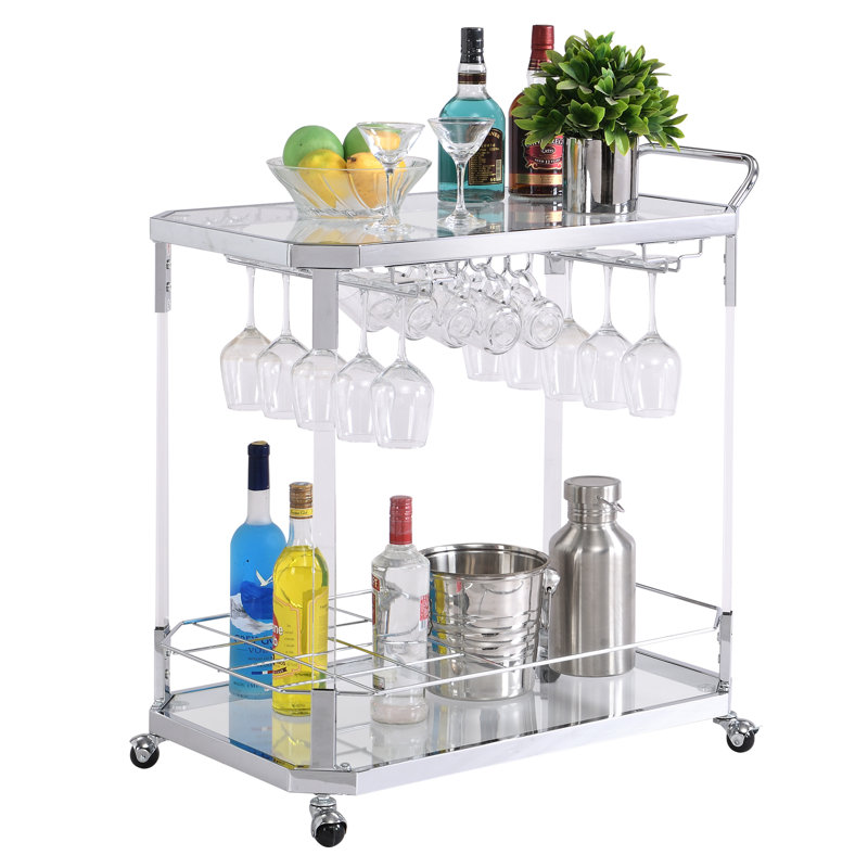 Rebrilliant Kibwe Bar Cart & Reviews | Wayfair