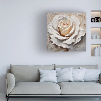 Bolog Tina Lavoie Impasto Rose Canvas Art