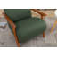 Upholstered Linen Blend Armchair-8834845