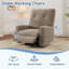 Fauteuil inclinable et pivotant à 360 °, fauteuil de chambre de bébé en velours côtelé pour petits espaces-90693192