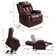Latitude Run Lay Flat Dual Motor Power Lift Recliner Chair with Vibrating Massage and Heating, Infinite Position, 2 Remote Control, and Side Pockets, USB Ports, Faux Leather