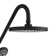 Kauai III 8-in Rain Showerhead Shower System with Slide Bar and Integrated Soap Dish