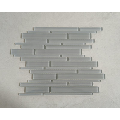 Pale Blue Glass Mosaic