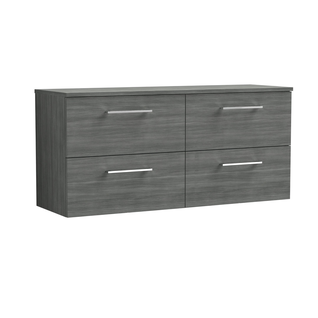 Arno 1205mm Wall Hung Single Vanity with Worktop