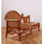 Salon et méridienne de balcon en rotin massif de style Asie du Sud-Est-588468846