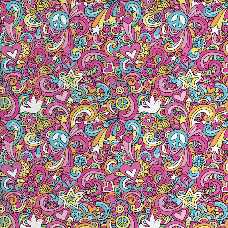 Tissu groovy, l 58 po x L 180 po