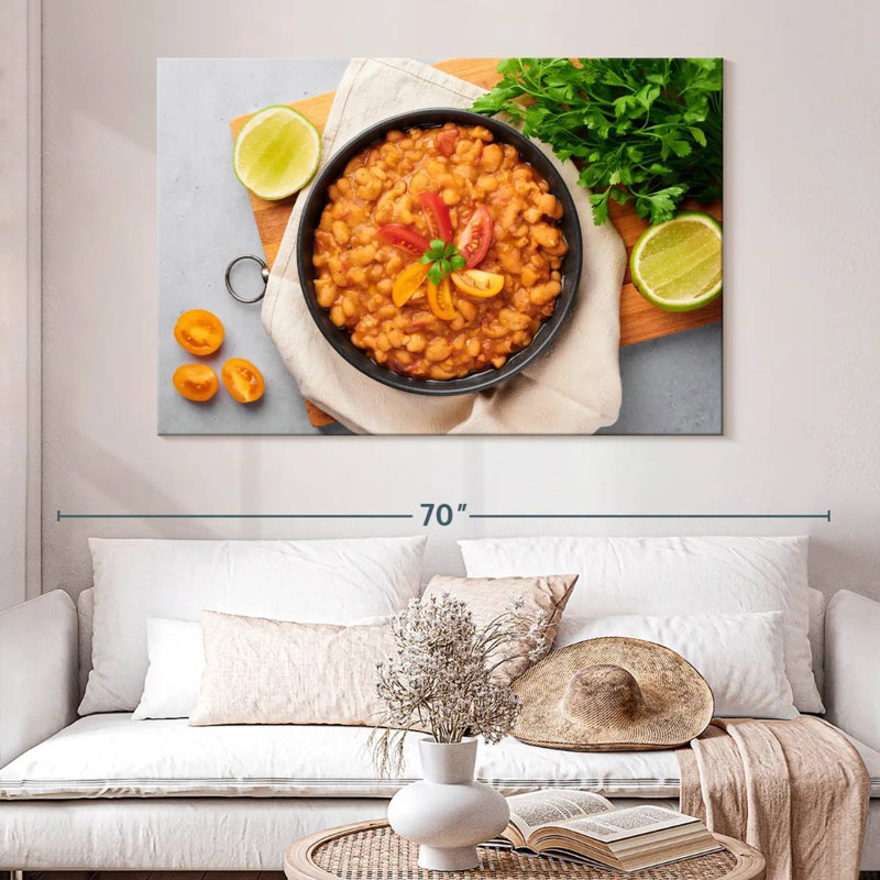 Egyptian Fava Beans, 34" H x 51" W