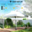 Outsunny 3 x 3 m Pop Up Gazebo with Wheels, UPF50+, One-Touch-123176876