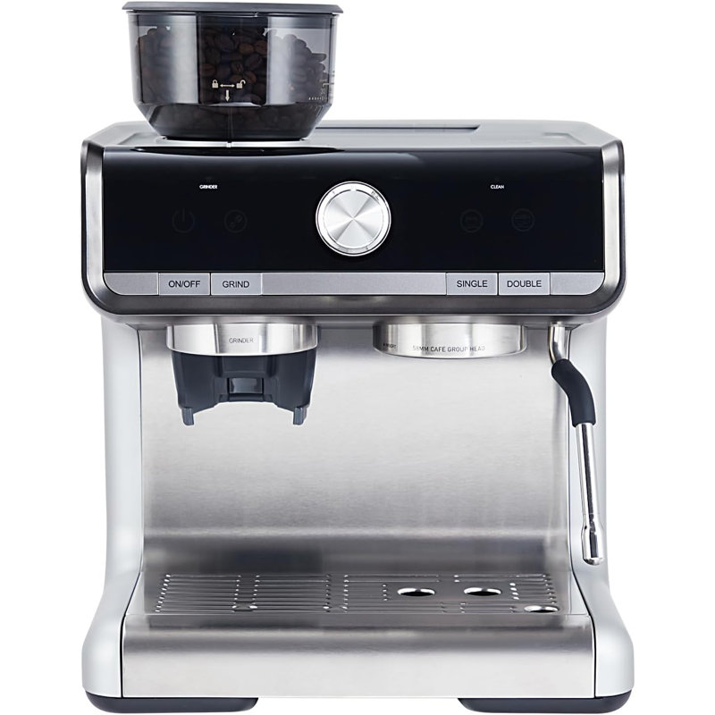 Espresso Machine With Grinder, 20 Bar Semi-Automatic Espresso Coffee Maker, 95-Ounce Water Tank