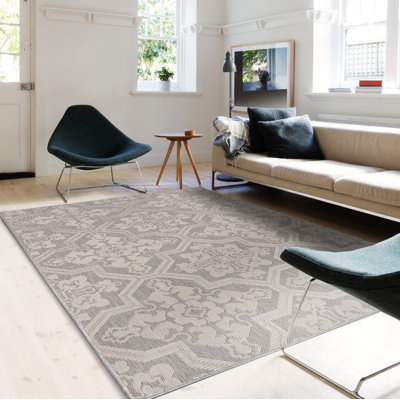 Tapis intérieur / extérieur gris Wessels