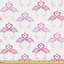 Peach Tropical Summer Birds Fabric