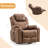 Upholstered Heated Massage Chair-1307002910